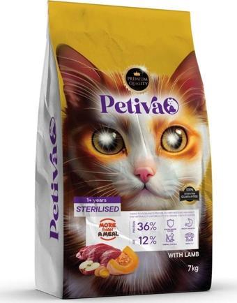 Petiva Kısırlaştırılmış Kuzulu Kedi Maması 7 Kg