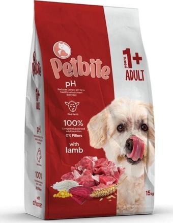 Petbite Yetişkin Kuzulu Köpek Maması 15 Kg