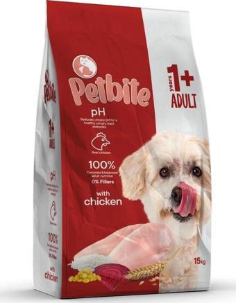 Petbite Yetişkin Tavuklu Köpek Maması 15 Kg