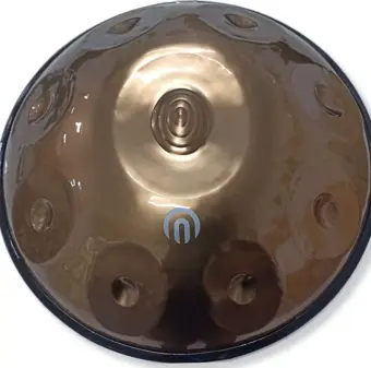 Steel Handpan 9 Nota Re Minör (çanta+renkli Kuşak+bakım Yağı)