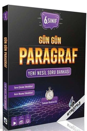 6.Sınıf Gün Gün Paragraf Soru Bankası - Kolektif  - Strateji Yayınları