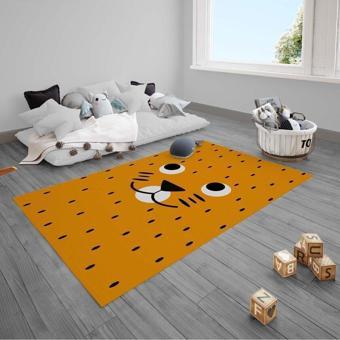 Cici Odam Çocuk Bebek Odası Halısı Benekli Bıyıklı Aslan