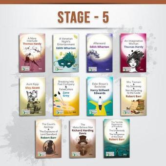 İngilizce Hikaye Kitabı Seti - 11 Kitap Takım - Stage 5 - Kolektif  - Gece Kitaplığı