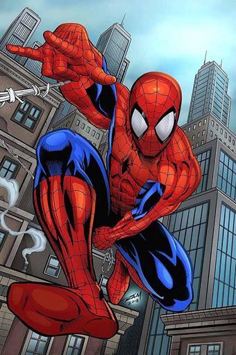 Cici Odam 5 Mm Ince Keçe Kaymaz Tabanlı Dekoratif Bebek Çocuk Odası Halısı Örümcek Adam Ve Spiderman