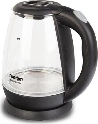 Fantom Fokurdak KT4000 Siyah Cam Kettle