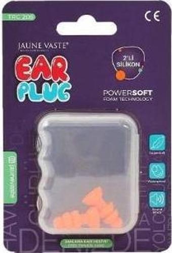 JAUNE VASTE EAR PLUG 2Lİ SİLİKON