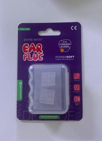 JAUNE VASTE EAR PLUG 2Lİ YUMUŞAK SİLİKON