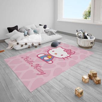 Cici Odam Hello Kitty Çocuk Bebek Odası Halısı