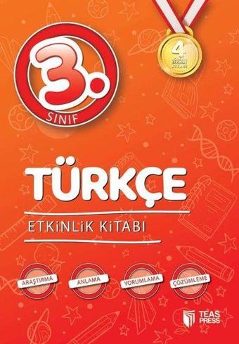 4 Aşamada Etkinlik Kitabı - 3.Sınıf Türkçe Etkinlik Kitabı - Mısra Ergin - Teas Press Eğitim