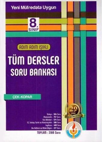 8.Sınıf Adım Adım Işıklı Tüm Dersler Soru Bankası - Kolektif  - Bilal Işıklı Yayıncılık