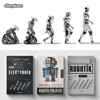 Robot Programlama Seti - 3 Kitap Takım - Akın Akçaoğlu - Dikeyeksen