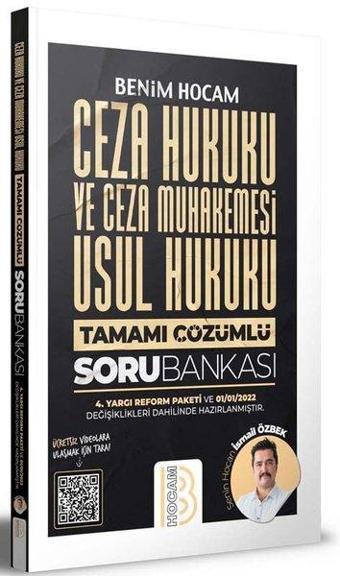KPSS A Grubu Ceza Hukuku ve Ceza Muhakemesi Usul Hukuku Tamamı Çözümlü Soru Bankası - İsmail Özbek - Benim Hocam Yayınları