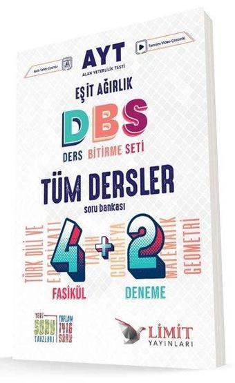 2022 AYT Eşit Ağırlık Ders Bitirme Seti Tüm Dersler Soru Bankası - Limit Yayınları