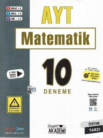 AYT Matematik 10'lu Deneme - Kolektif  - Üçgen Akademi