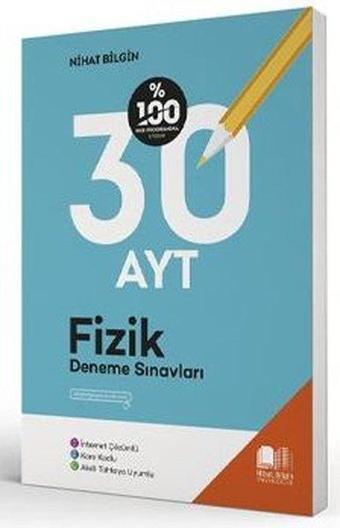 2022 AYT Fizik 30 Deneme Sınavı - Kolektif  - Nihat Bilgin Yayıncılık