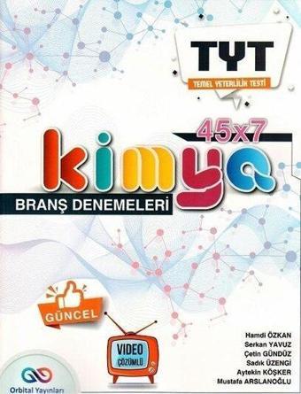 2021 TYT Kimya 45x7 Branş Deneme - Kolektif  - Orbital yayınları