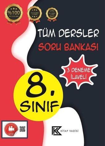 8. Sınıf Tüm Dersler Soru Bankası Video Çözümlü - Kolektif  - Kitap Vadisi Yayınları