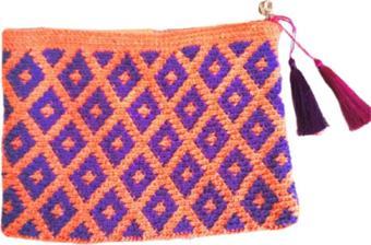 El&Ma Design El Örgüsü Wayuu Clutch Çanta (29 Cm X 22 Cm)