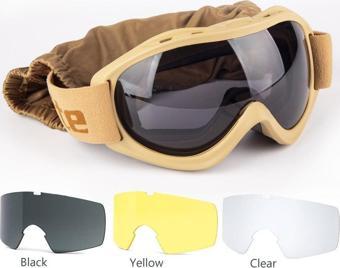 Evolite Ballistik Protector Goggle - Coyote Mıl-Prf