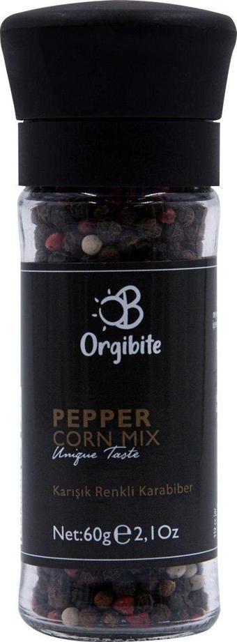 Orgibite 60Gr Top Karışık Renkli Karabiber Baharat