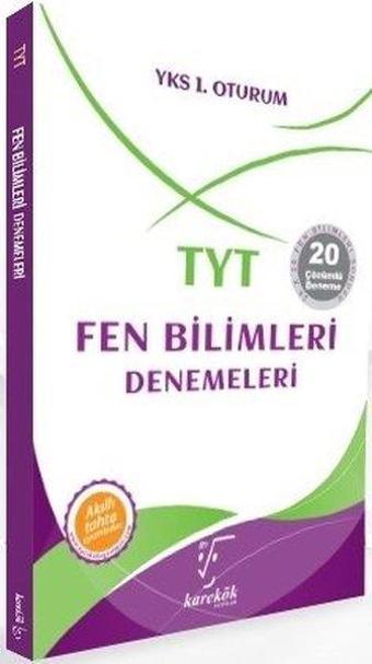 TYT Fen Bilimleri Deneme - 1.Oturum - Kolektif  - Karekök Eğitim Yayınları