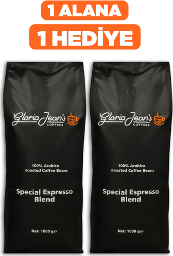 Gloria Jean's Coffees Special Espresso Blend 1000 Gr 1 Alana 1 Hediye