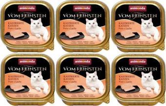 Animonda Kısır Kediler Hindi ve Somonlu Kedi Konserve 100 gr 6 Adet