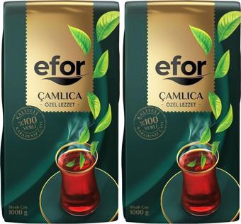 Efor  Çamlıca Siyah Dökme Çay 1.000Gr X 2 Adet