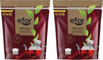 Efor  Demlik Poşet Çay Jumbo Tiryaki 40Gr 25 Li X 2 Adet