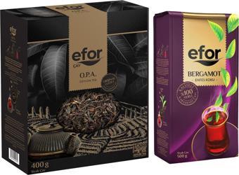 Efor Opa Ceylon Çay 400Gr +  Bergamot Aromalı (Earl Grey) Çay 500Gr