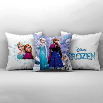 Cici Odam Çocuk Bebek Odası Kırlent Kılıfı Frozen Elsa ve Anna