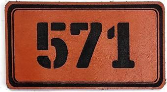 571 Deri PEÇ- Arma - Patch