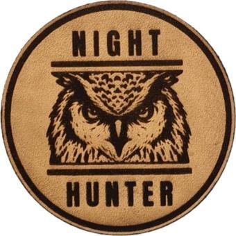 BAYKUŞ Night Hunter- Deri PEÇ - Arma - Askeri Patch