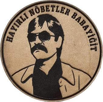 HAYIRLI NÖBETLER BABAYİĞİT Deri PEÇ - Arma - Askeri Patch