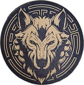 KURT Deri Peç - Arma - Wolf Leather PAtch