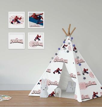 Cici Odam Çocuk Bebek Odası Oyun Çadırı Örümcek Ağı Spiderman