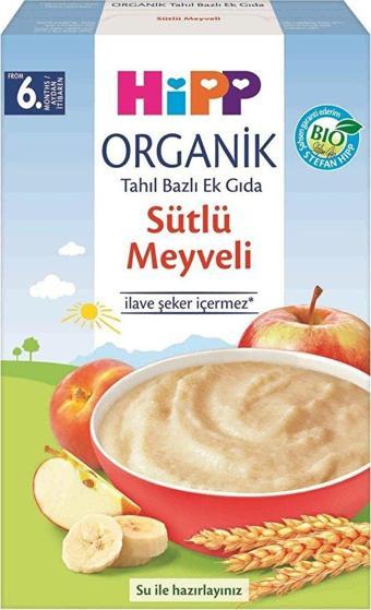 HiPP Organik Sütlü Meyveli Tahıl Bazlı Kaşık Maması 250 gr