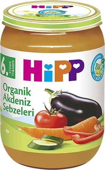 HiPP Organik Akdeniz Sebzeleri Kavanoz Mama 190 gr