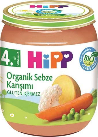 HiPP Organik Sebze Karışımı Kavanoz Mama 125 gr