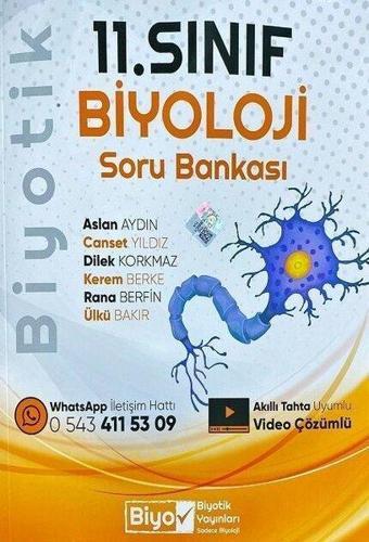 11.Sınıf Biyoloji Soru Bankası - Kolektif  - Biyotik Yayınları