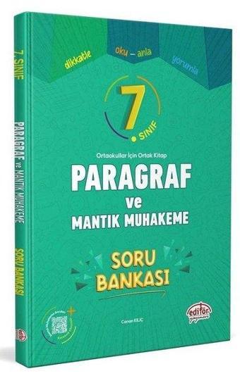 7.Sınıf Paragraf ve Mantık Muhakeme Soru Bankası - Kolektif  - Editör