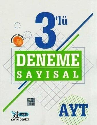 AYT Sayısal Pro Deneme 3'lü - Yayın Denizi Yayınları