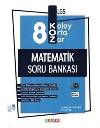 8.Sınıf LGS KOZ Matematik Soru Bankası - Kolektif  - Gama Okul