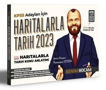 KPSS 3D Haritalarla Tarih Konu Anlatımı - Ramazan Yetgin - Benim Hocam Yayınları