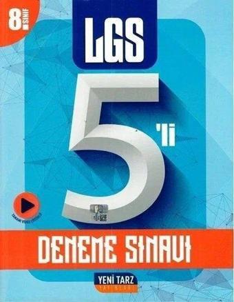 8.Sınıf LGS Deneme 5'li - Kolektif  - Yeni Tarz Yayınları