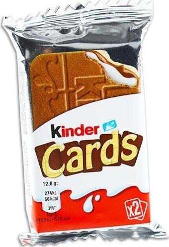 Kinder Cards  25,6 Gr. (1 Adet)