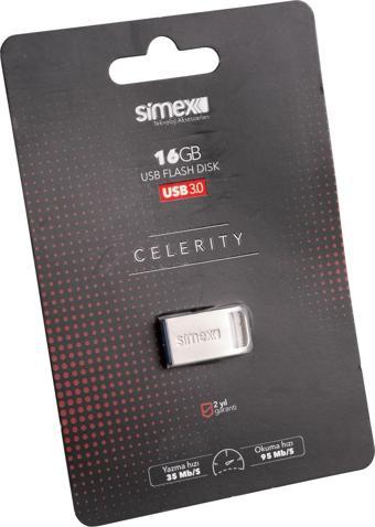 Simex SU-105 Celerity 3.0  Metal  16GB USB Bellek