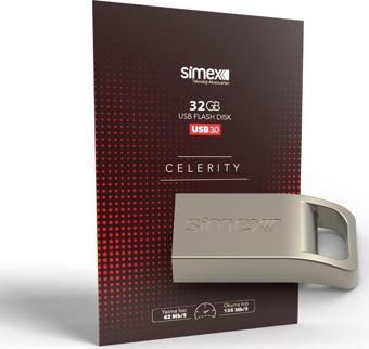 Simex SU-105 Celerity 3.0  Metal  32GB USB Bellek