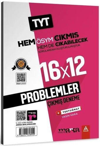 2025 TYT Problemler ÖSYM Çıkmış ve Çıkabilecek Sorulardan Oluşturulmuş 16 Deneme Sınavı Tamamı Video Çözümlü - Kolektif  - Marka Yayınları