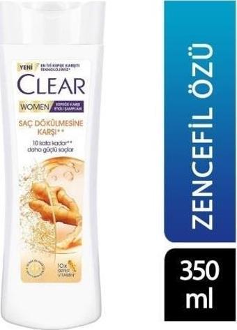 Clear Şampuan Saç Dökülmesine Karşı 350 Ml Yeni Ambalaj